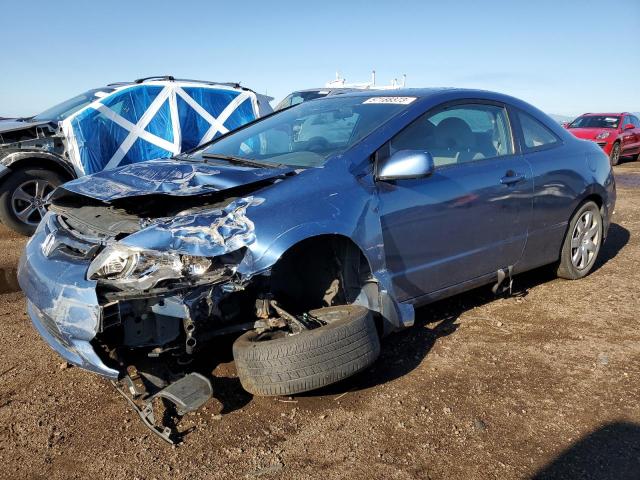 2HGFG12658H520622 - 2008 HONDA CIVIC LX BLUE photo 1