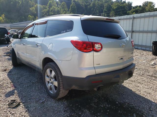 1GNKVLED4CJ276551 - 2012 CHEVROLET TRAVERSE LTZ SILVER photo 3