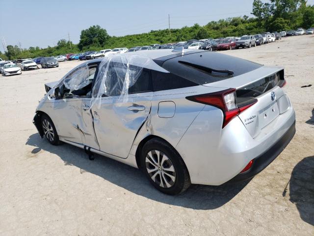 JTDL9MFU4M3031082 - 2021 TOYOTA PRIUS LE SILVER photo 2