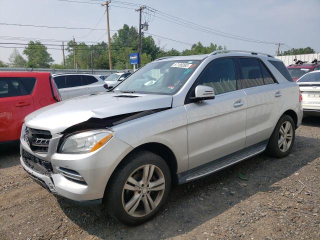 4JGDA5HB4CA076137 - 2012 MERCEDES-BENZ ML 350 4MATIC SILVER photo 1