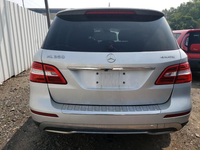 4JGDA5HB4CA076137 - 2012 MERCEDES-BENZ ML 350 4MATIC SILVER photo 6