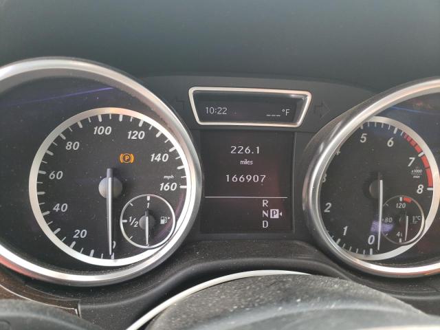 4JGDA5HB4CA076137 - 2012 MERCEDES-BENZ ML 350 4MATIC SILVER photo 9