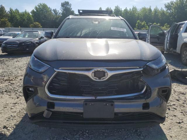 5TDGZRBH5MS529734 - 2021 TOYOTA HIGHLANDER XLE GRAY photo 5