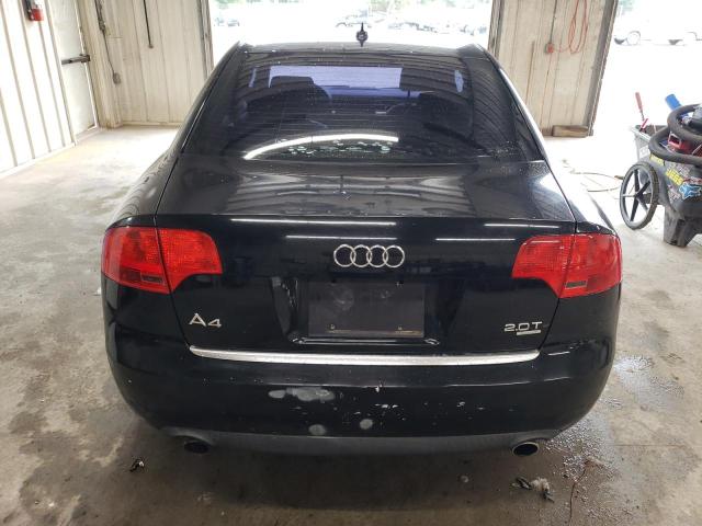 WAUDF78EX7A188777 - 2007 AUDI A4 2.0T QUATTRO BLACK photo 6