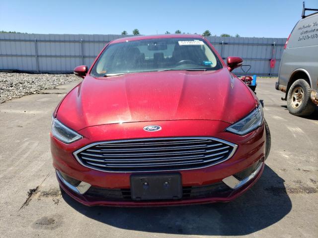 3FA6P0PUXJR258466 - 2018 FORD FUSION SE PHEV RED photo 5