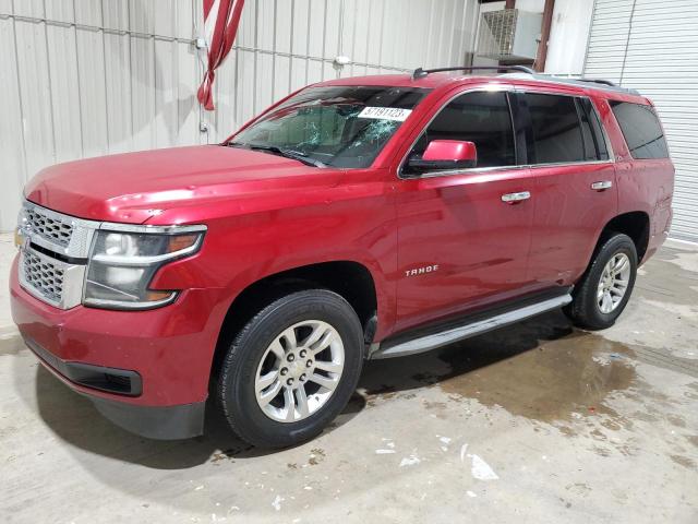 1GNSCAKC4FR183153 - 2015 CHEVROLET TAHOE C1500  LS RED photo 1