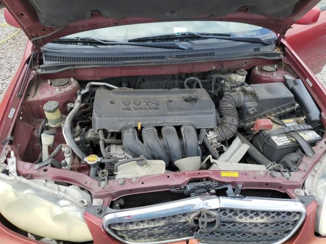 1NXBR32E66Z706203 - 2006 TOYOTA COROLLA CE RED photo 11