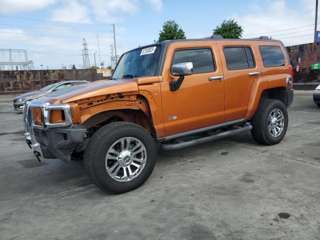 5GTDN13E278186189 - 2007 HUMMER H3 ORANGE photo 1