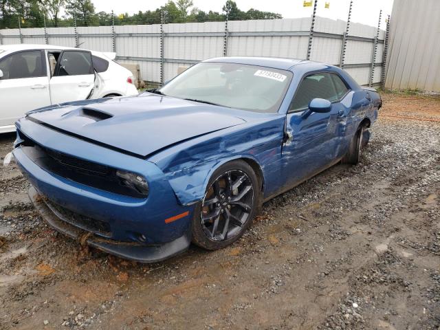 2C3CDZJGXMH670503 - 2021 DODGE CHALLENGER GT BLUE photo 1