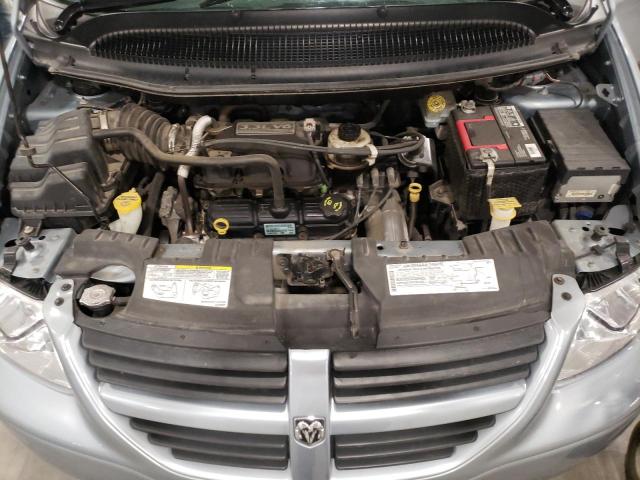 1D4GP45R45B139510 - 2005 DODGE CARAVAN SXT BLUE photo 12