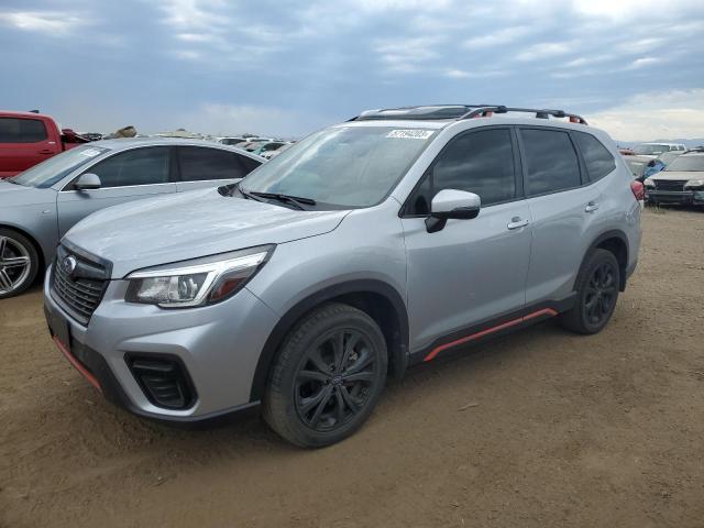 JF2SKAPC5KH462343 - 2019 SUBARU FORESTER SPORT SILVER photo 1