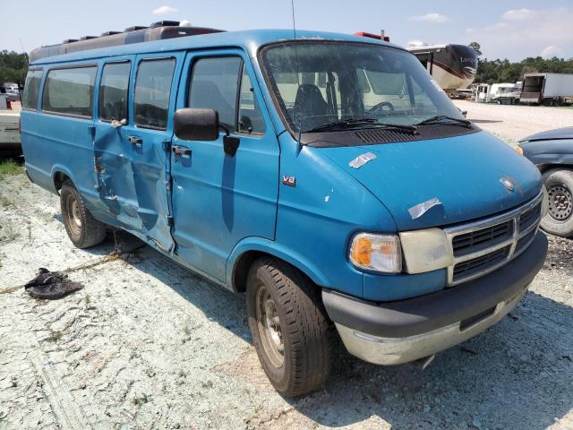 2B5WB35Z3SK523777 - 1995 DODGE RAM WAGON B3500 BLUE photo 4