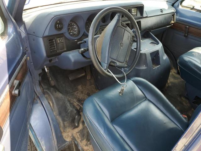 2B5WB35Z3SK523777 - 1995 DODGE RAM WAGON B3500 BLUE photo 8