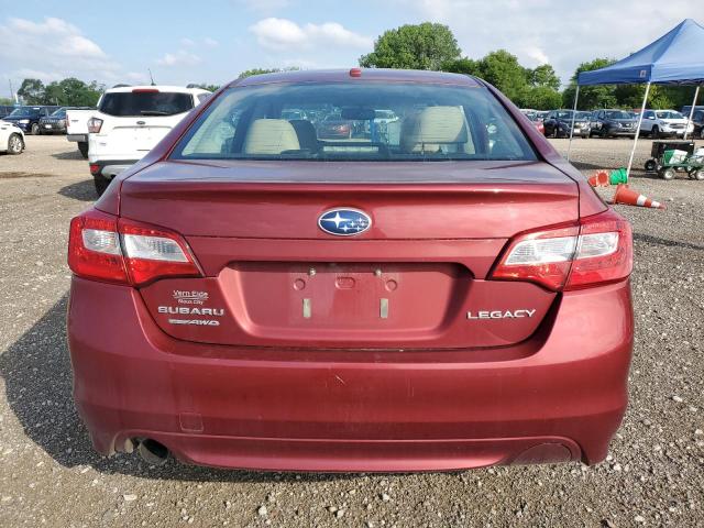 4S3BNBN68F3044189 - 2015 SUBARU LEGACY 2.5I LIMITED RED photo 6