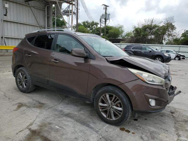 KM8JU3AG4EU801144 - 2014 HYUNDAI TUCSON GLS BROWN photo 4