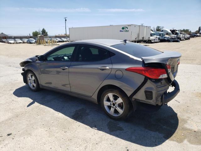 5NPDH4AE9DH346004 - 2013 HYUNDAI ELANTRA GLS GRAY photo 2