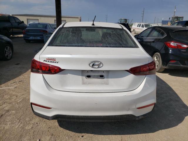 3KPC24A64LE104536 - 2020 HYUNDAI ACCENT SE WHITE photo 6