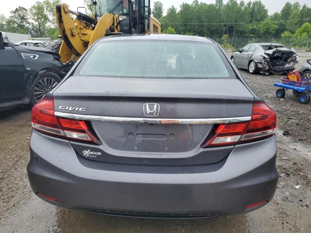 19XFB2F92FE079421 - 2015 HONDA CIVIC EXL GRAY photo 6