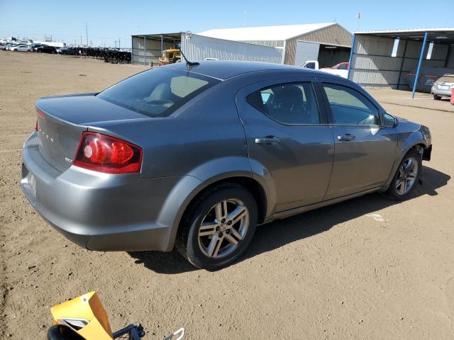 1C3CDZCB2CN274623 - 2012 DODGE AVENGER SXT GRAY photo 3