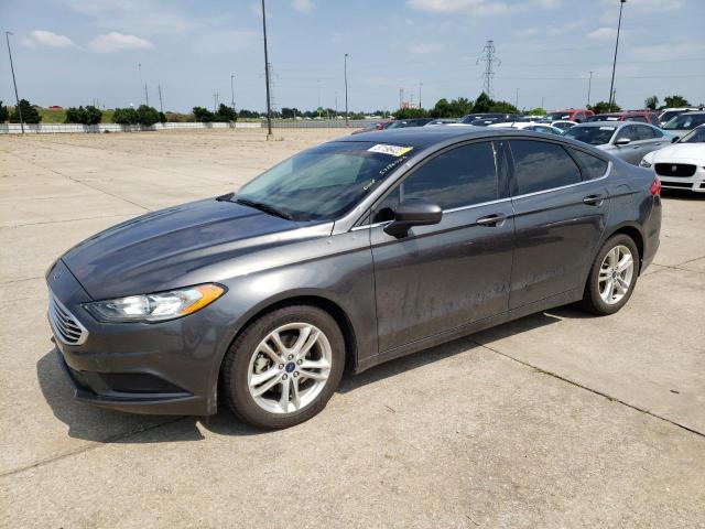 3FA6P0HD6JR145046 - 2018 FORD FUSION SE GRAY photo 1