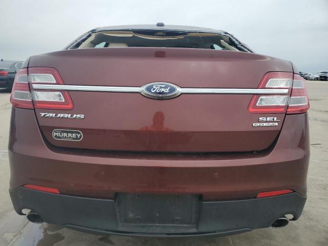 1FAHP2E85GG105181 - 2016 FORD TAURUS SEL BURGUNDY photo 6