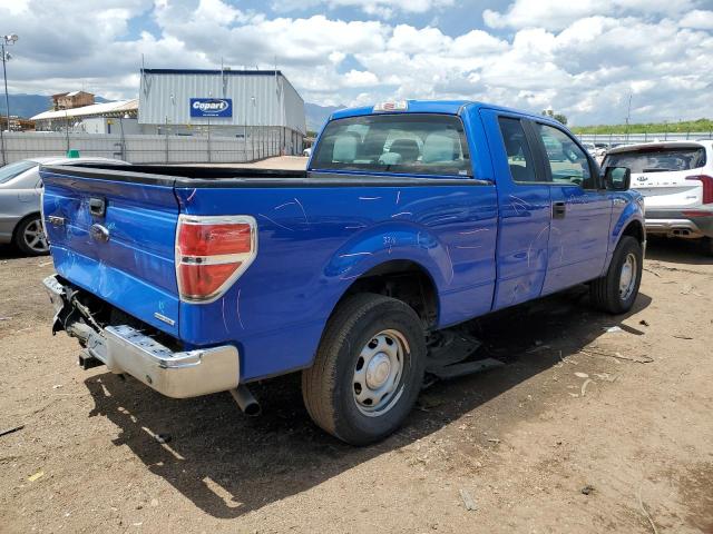 1FTEX1EM4EKD20372 - 2014 FORD F150 SUPER CAB BLUE photo 3