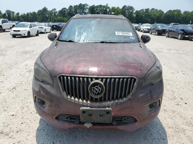 LRBFXBSA1HD101624 - 2017 BUICK ENVISION ESSENCE RED photo 5