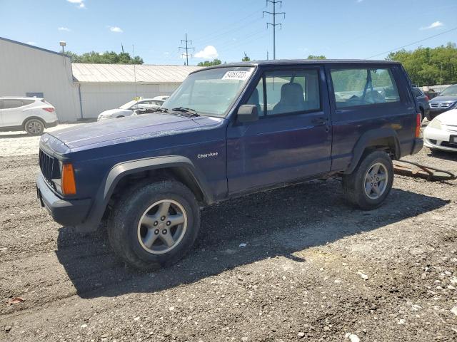 1J4FJ27P7TL174165 - 1996 JEEP CHEROKEE SE BLUE photo 1