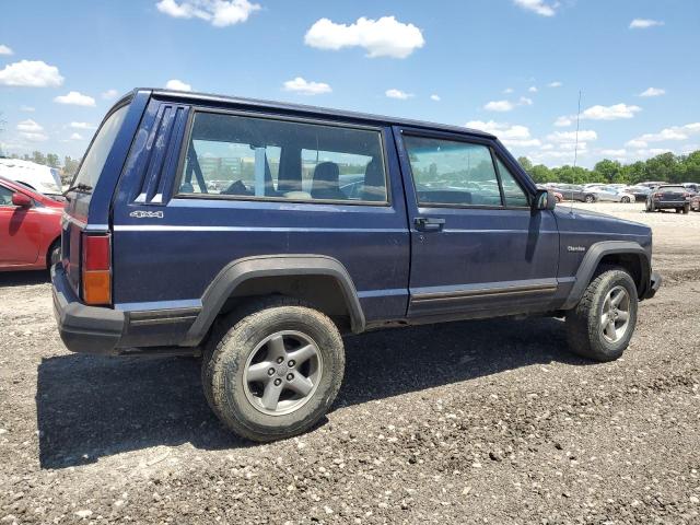 1J4FJ27P7TL174165 - 1996 JEEP CHEROKEE SE BLUE photo 3