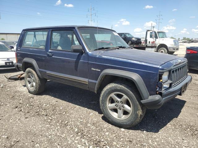 1J4FJ27P7TL174165 - 1996 JEEP CHEROKEE SE BLUE photo 4