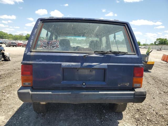 1J4FJ27P7TL174165 - 1996 JEEP CHEROKEE SE BLUE photo 6