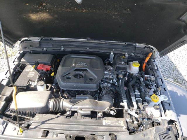 1C4JJXP64NW270891 - 2022 JEEP WRANGLER U SAHARA 4XE GRAY photo 11