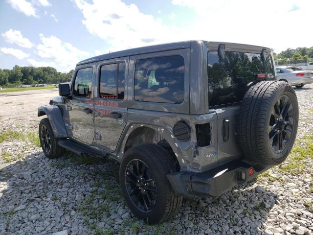 1C4JJXP64NW270891 - 2022 JEEP WRANGLER U SAHARA 4XE GRAY photo 2