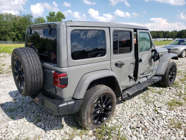 1C4JJXP64NW270891 - 2022 JEEP WRANGLER U SAHARA 4XE GRAY photo 3