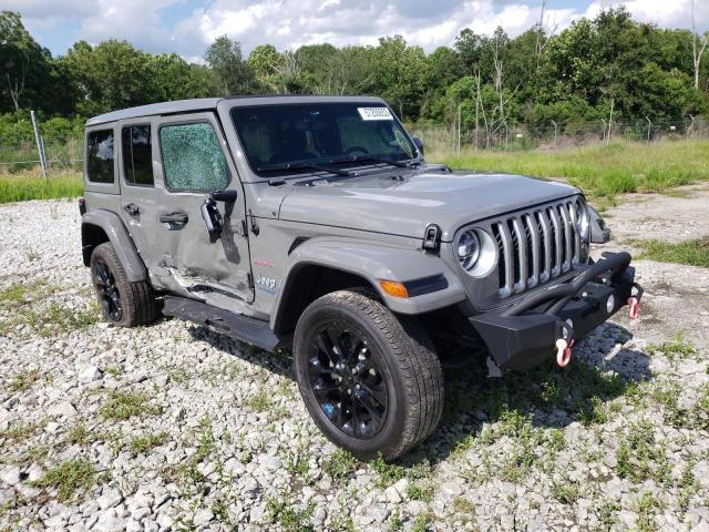 1C4JJXP64NW270891 - 2022 JEEP WRANGLER U SAHARA 4XE GRAY photo 4