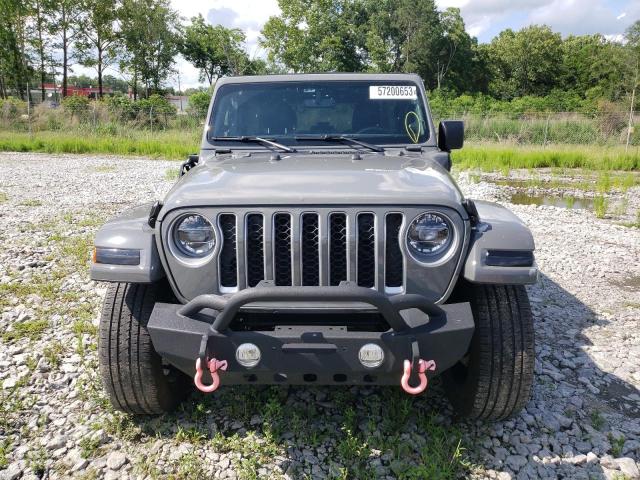 1C4JJXP64NW270891 - 2022 JEEP WRANGLER U SAHARA 4XE GRAY photo 5