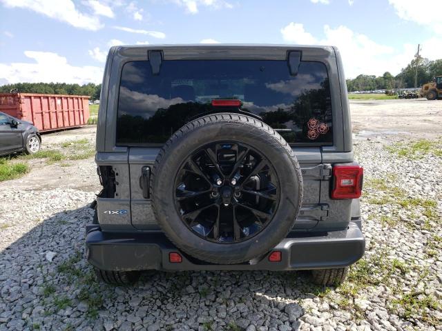 1C4JJXP64NW270891 - 2022 JEEP WRANGLER U SAHARA 4XE GRAY photo 6