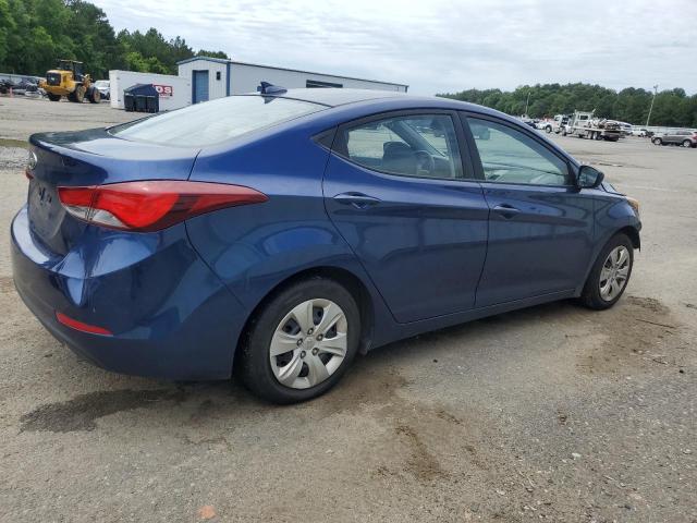 5NPDH4AE7GH720016 - 2016 HYUNDAI ELANTRA SE BLUE photo 3