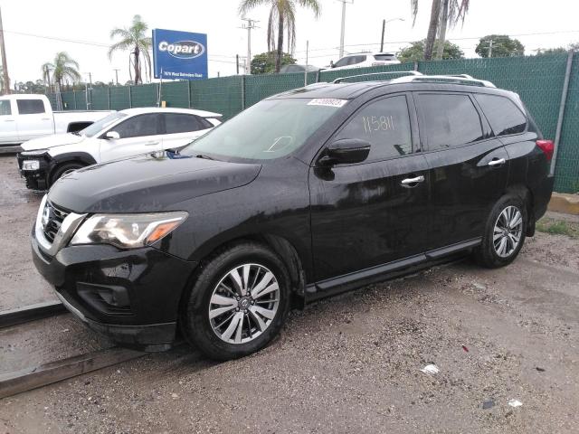 5N1DR2MM1KC605402 - 2019 NISSAN PATHFINDER S BLACK photo 1