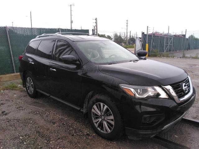 5N1DR2MM1KC605402 - 2019 NISSAN PATHFINDER S BLACK photo 4