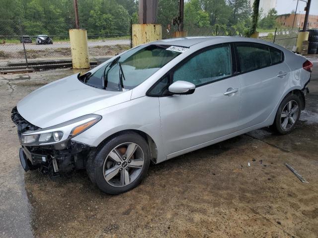 3KPFL4A75JE169895 - 2018 KIA FORTE LX SILVER photo 1