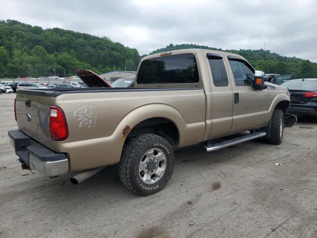 1FT7X2B64BEA50784 - 2011 FORD F250 SUPER DUTY GOLD photo 3