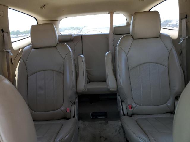 5GAKVBED6BJ211980 - 2011 BUICK ENCLAVE CXL WHITE photo 10