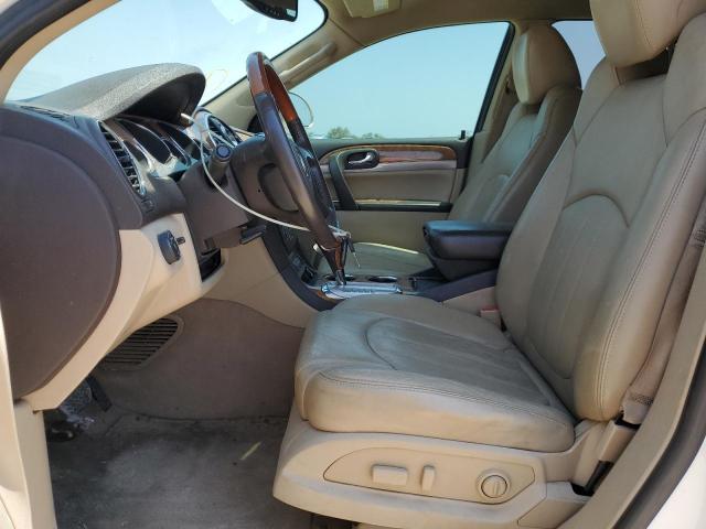 5GAKVBED6BJ211980 - 2011 BUICK ENCLAVE CXL WHITE photo 7