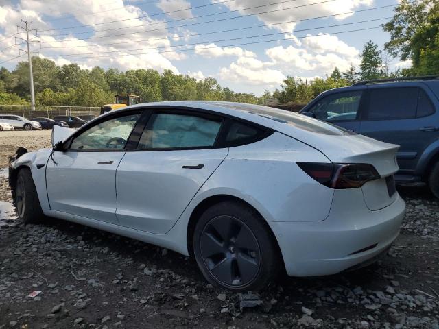 5YJ3E1EB1MF858566 - 2021 TESLA MODEL 3 WHITE photo 2