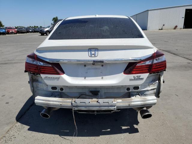 1HGCR3F94HA032726 - 2017 HONDA ACCORD TOURING WHITE photo 6