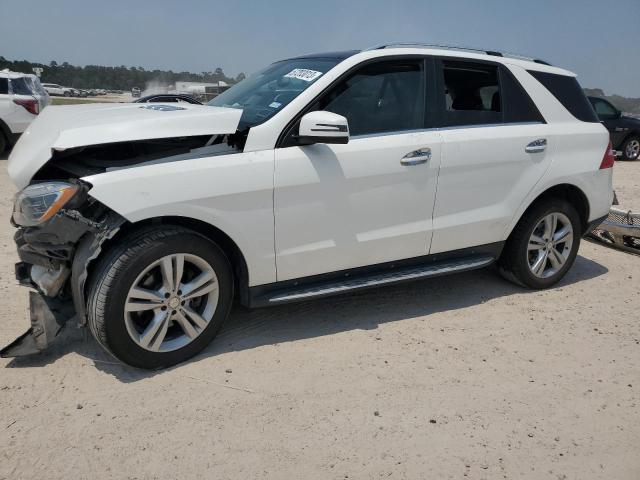 4JGDA5HB3EA352620 - 2014 MERCEDES-BENZ ML 350 4MATIC WHITE photo 1