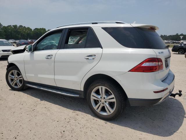 4JGDA5HB3EA352620 - 2014 MERCEDES-BENZ ML 350 4MATIC WHITE photo 2