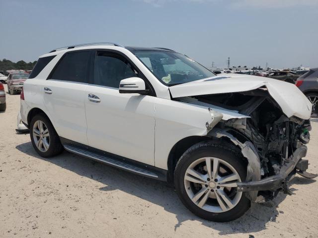 4JGDA5HB3EA352620 - 2014 MERCEDES-BENZ ML 350 4MATIC WHITE photo 4