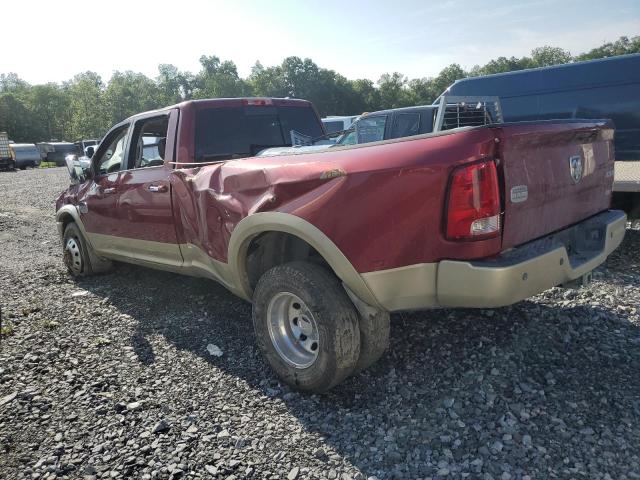 3C63DRKL9CG179918 - 2012 DODGE RAM 3500 LONGHORN RED photo 2